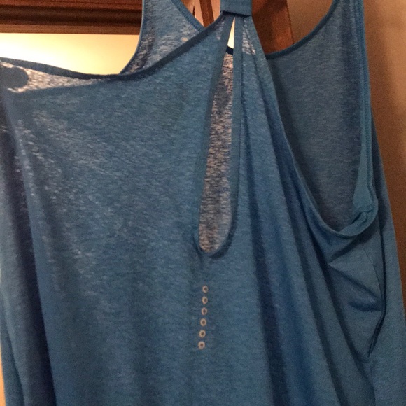 Nike Blue heather workout tank top - Picture 2 of 3